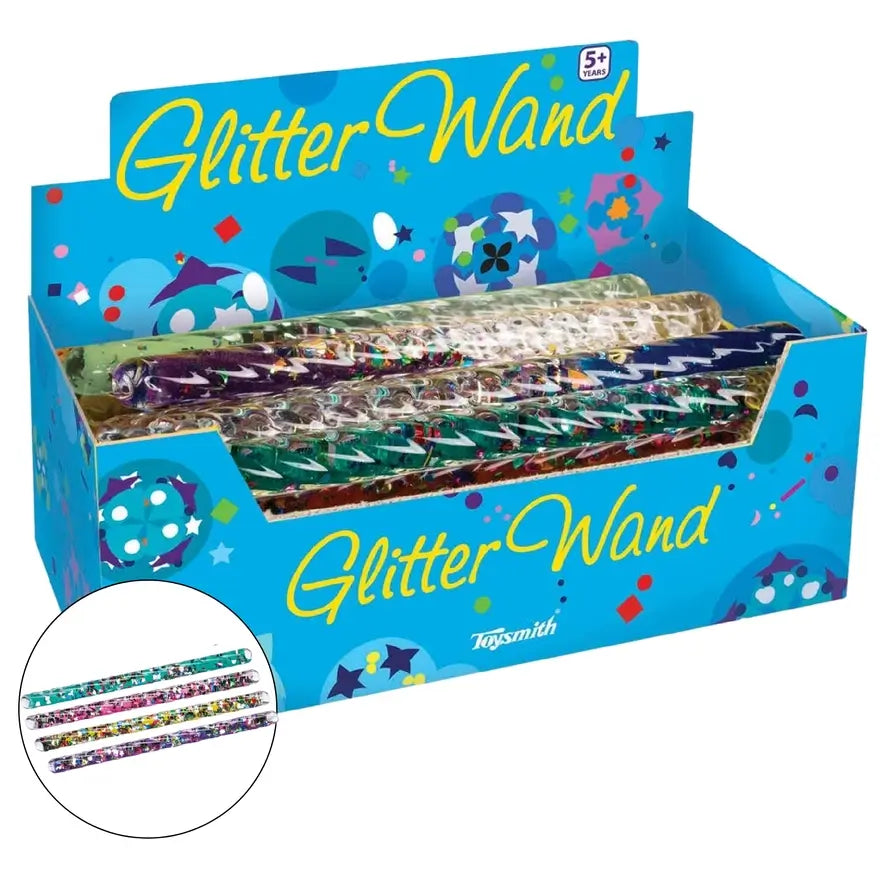The display of Toysmith's Spiral Glitter Wand.