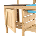 The oven on the TP Toys Muddy Maker Mud Kitchen Outdoor Playset.