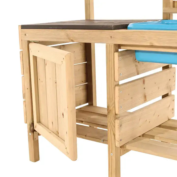 The oven on the TP Toys Muddy Maker Mud Kitchen Outdoor Playset.