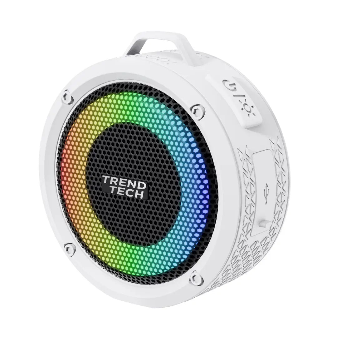 The Aqua Beats Waterproof Bluetooth Speaker - White.