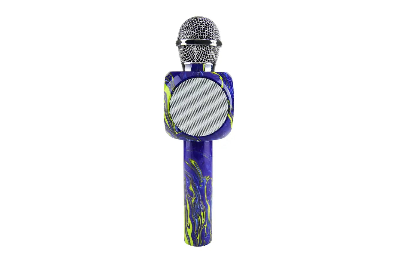 The Purple Swirl Karaoke Mic & Bluetooth Speaker.