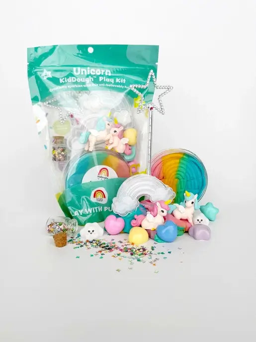 Unicorn Rainbow Sherbert Scented KidDough Play Kit 8 oz.