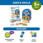 An infographic discussing the benefits of the Unpack Your Day Conversation Kit.