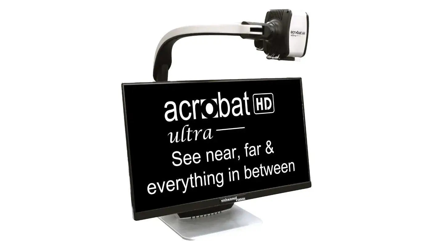 The Acrobat Ultra HD Low Vision Magnifier.