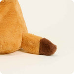 The tail of Rustiqi, Warmies Cozy Cute Fox.