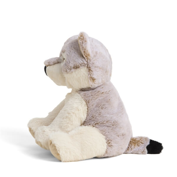 The profile of the 13" Wolf Warmies.