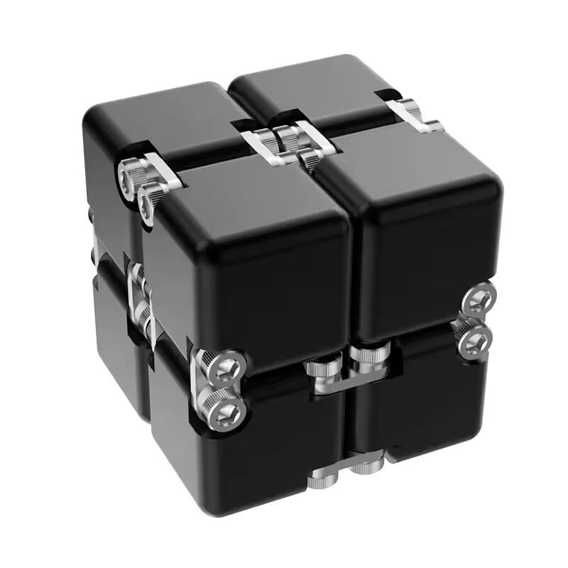 The black Weighted Metal Infinity Cube.