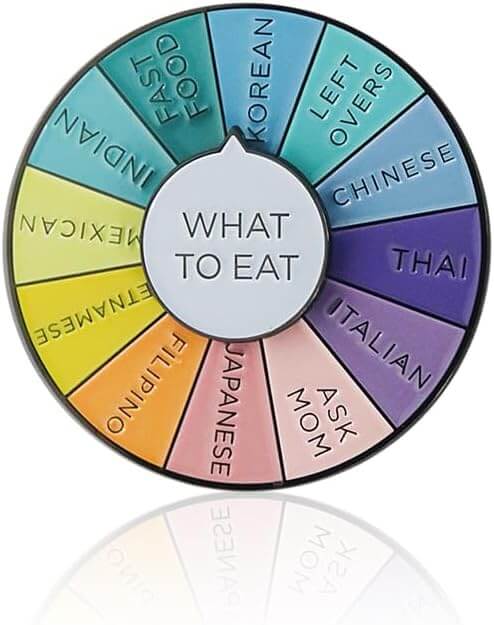The "What to Eat" Pin pointed to "Korean."