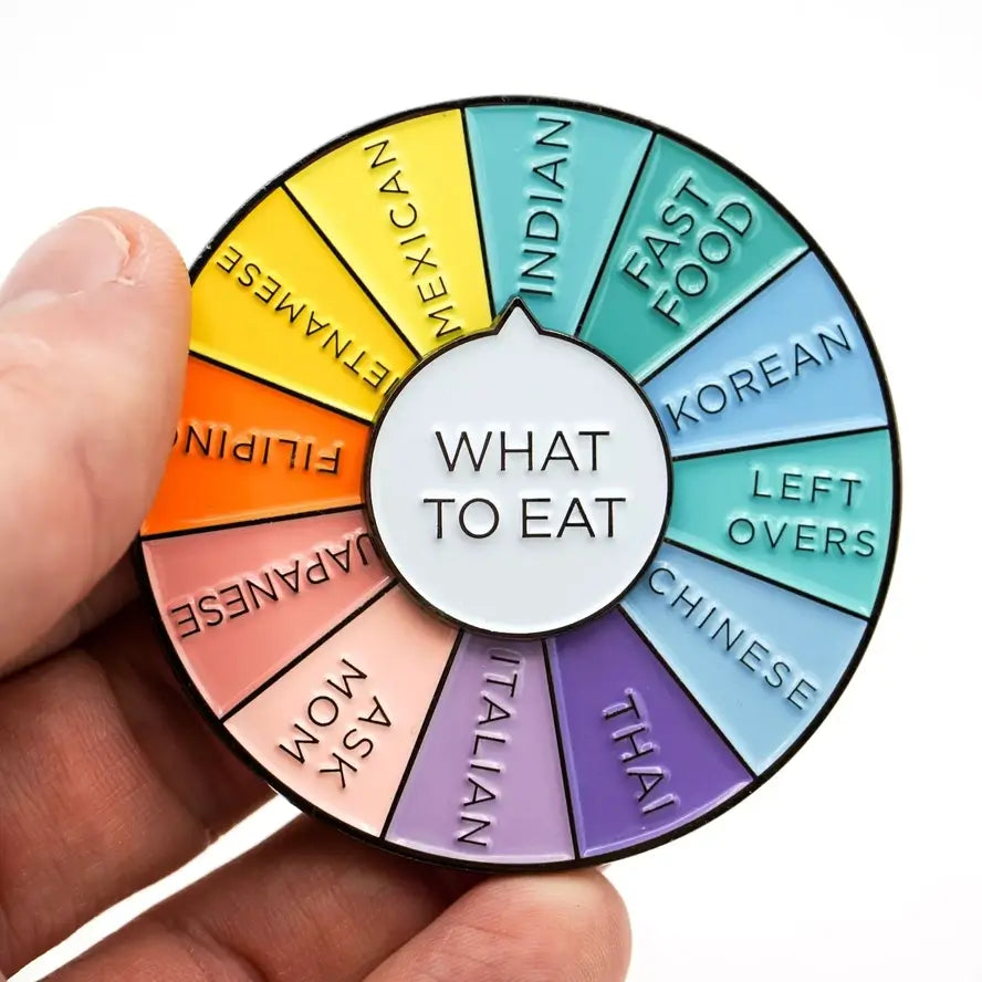 The "What to Eat" pin pointed to "Indian."