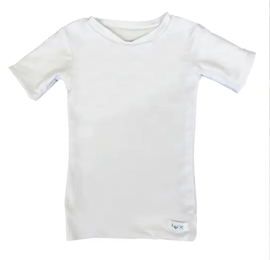 White Kozie Double Take Compression Shirt.