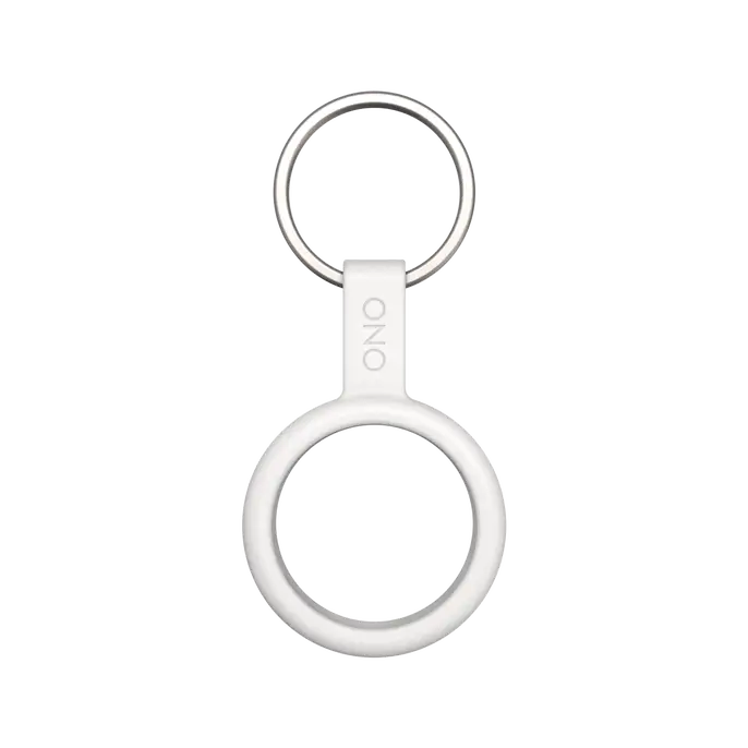 White Ono Scroller Keychain.