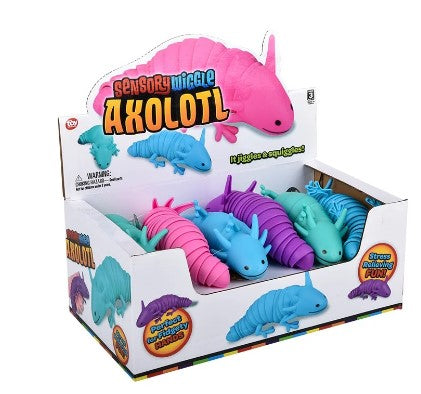 The product box for Wiggle Sensory Axolotls.