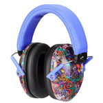 The Musical Note Adjustable Noise Reducing Earmuffs with Blue Headband, 22 dB.