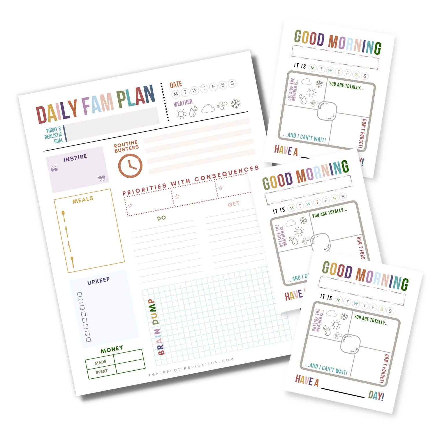 A look at the Famlife Notepad Daily Planner.