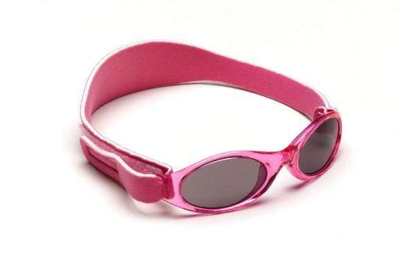 Pink petal Bubzee Polarized Wrap Around sunglasses.