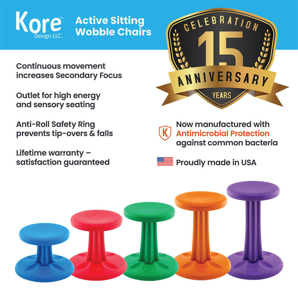 Antimicrobial Kids Wobble Chair 14