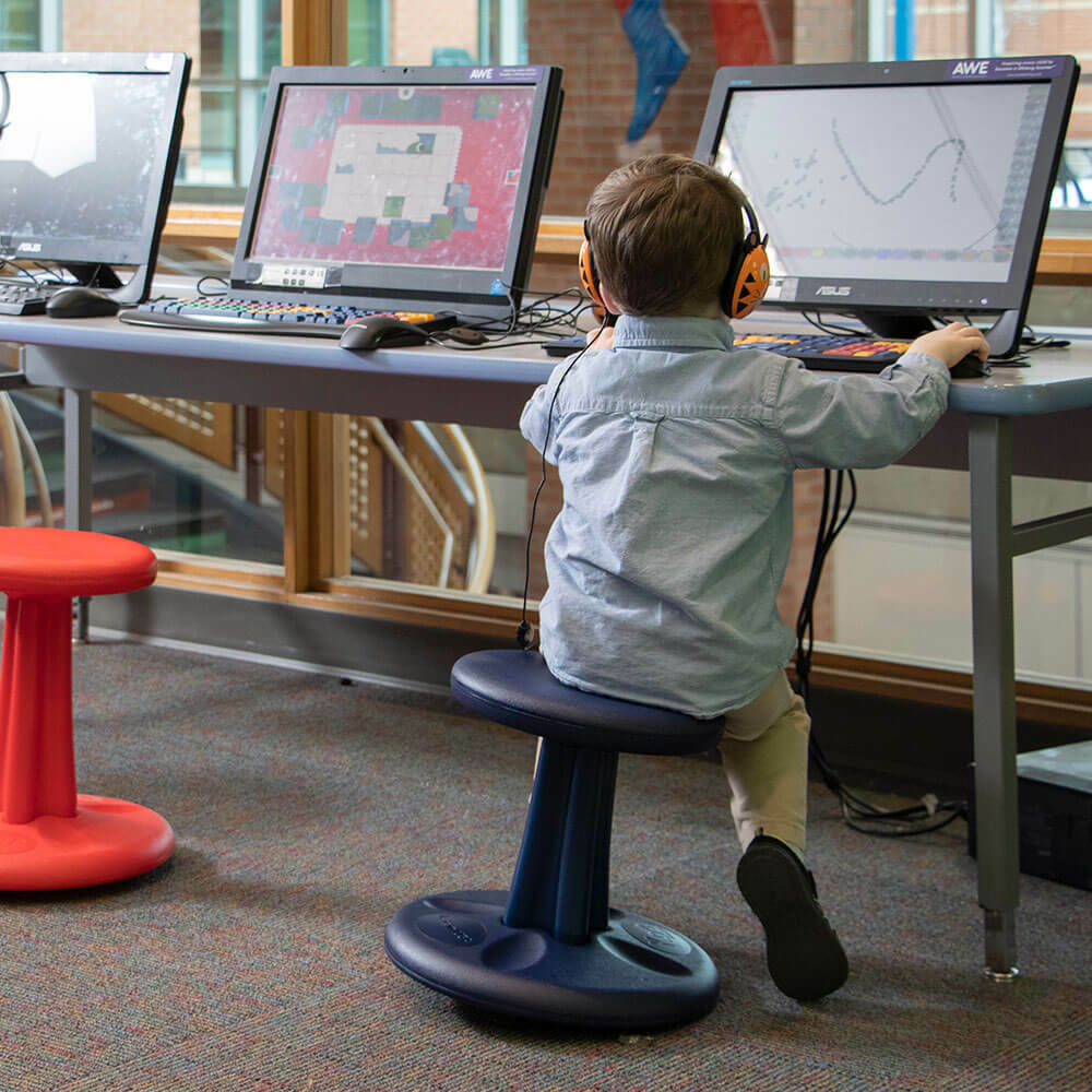 Antimicrobial Preschool Wobble Chair (12")