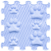 A mat with lucky paws.