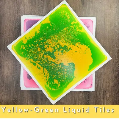 The yellow-green 12x12 Gel Square Tile.