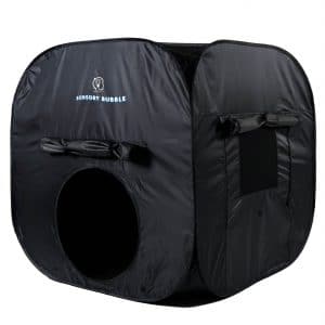 A pop-up black-out tent.