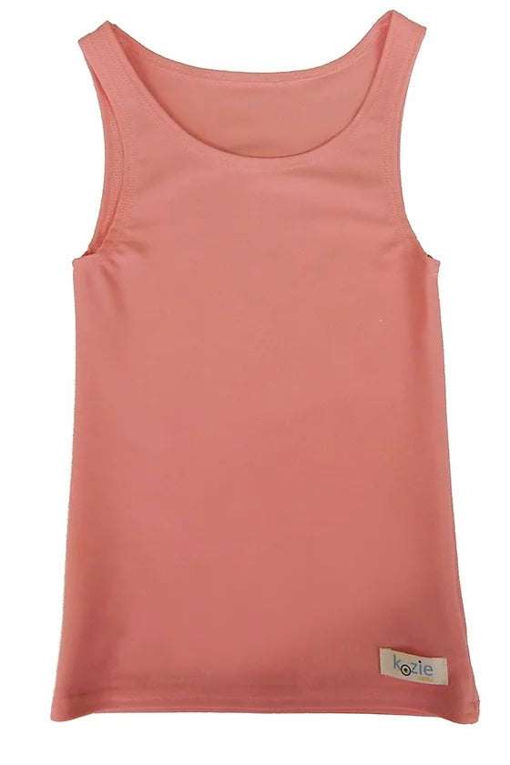 A pink Sensory Compression Undershirt.