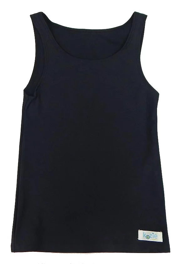 A black Sensory Compression Undershirt.