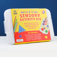 The product package for the Colors and Shapes Sensory Activity Kit.