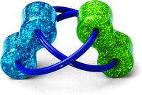 The green and blue Loopeez Fidget Toy.