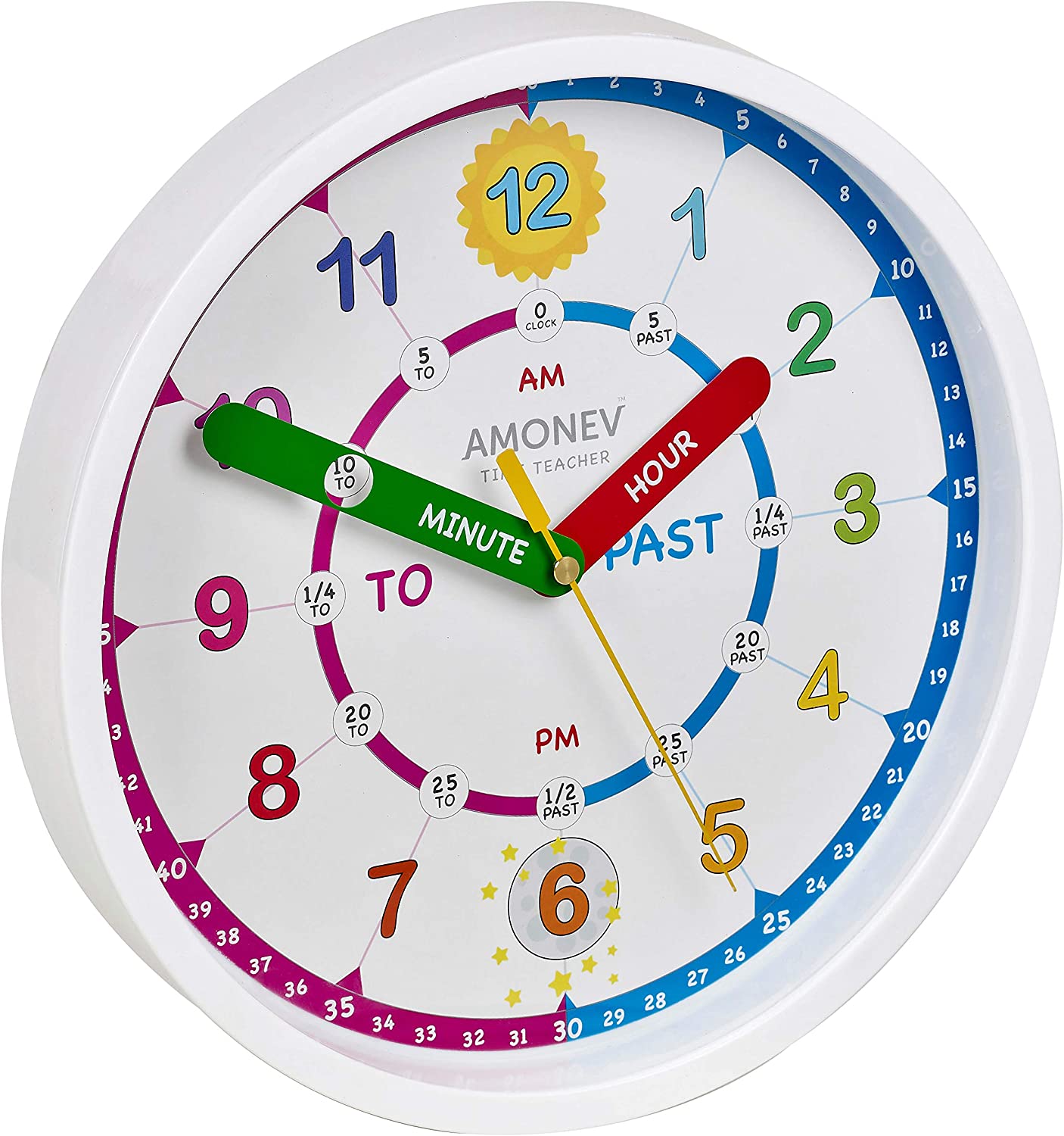 A side view of the Time Teacher Scope Clock.