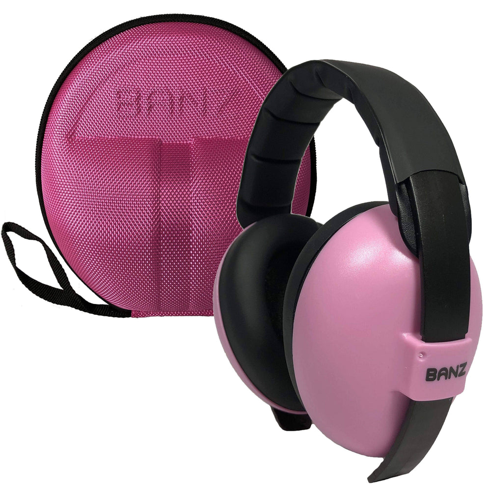 The Petal Pink Baby Earmuffs with ZeeCase.