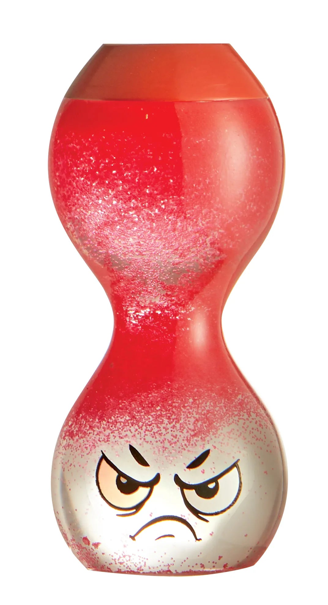 The red glitter angry Express Your Feelings Sensory Bottle.