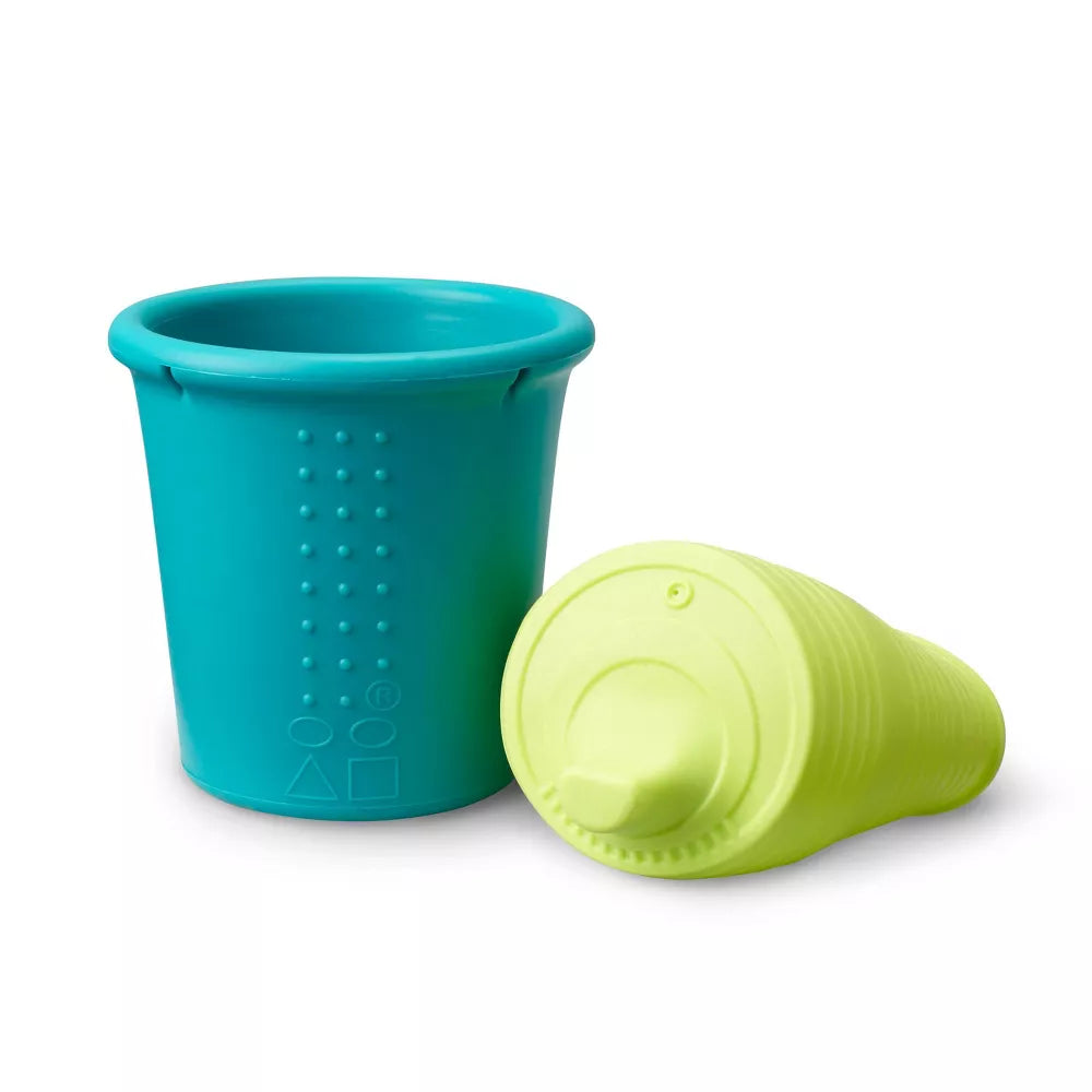 The green and blue Universal Sippy Cup.