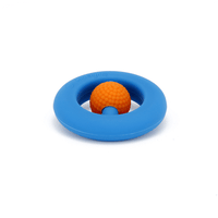 A blue and orange Hand Fidget rotates.