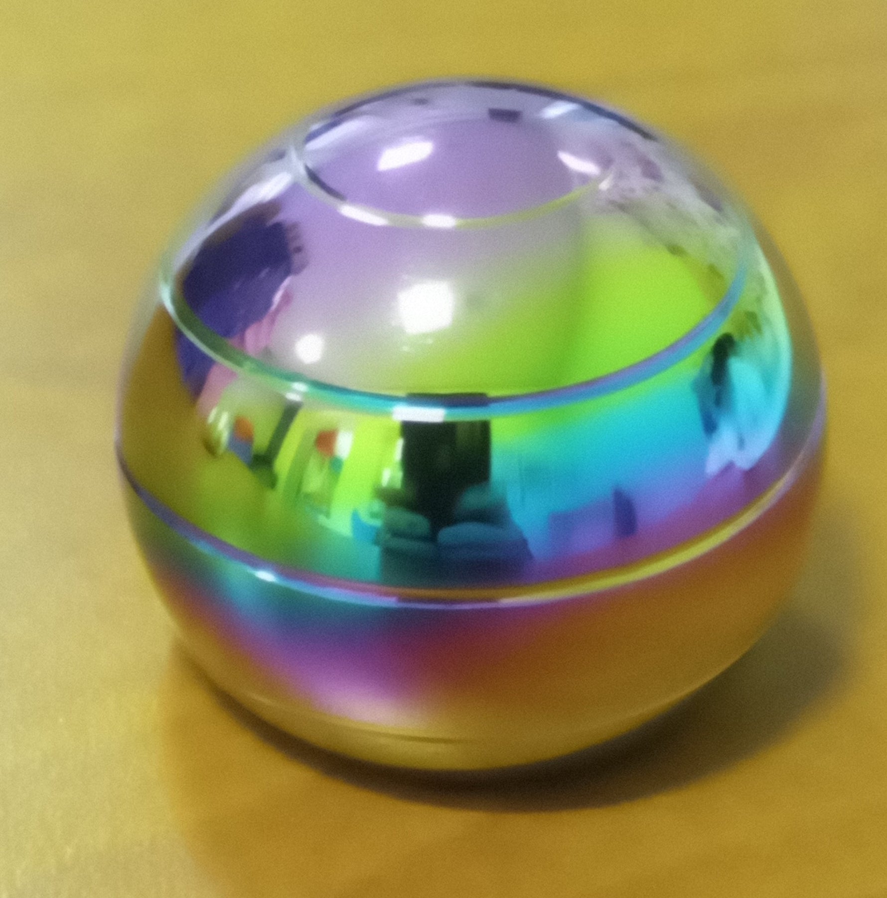 The Oil Slick Spinning Desktop Gyroscope.