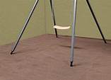 A shot of a single swing seat attached to the Swing All Portable Stand.