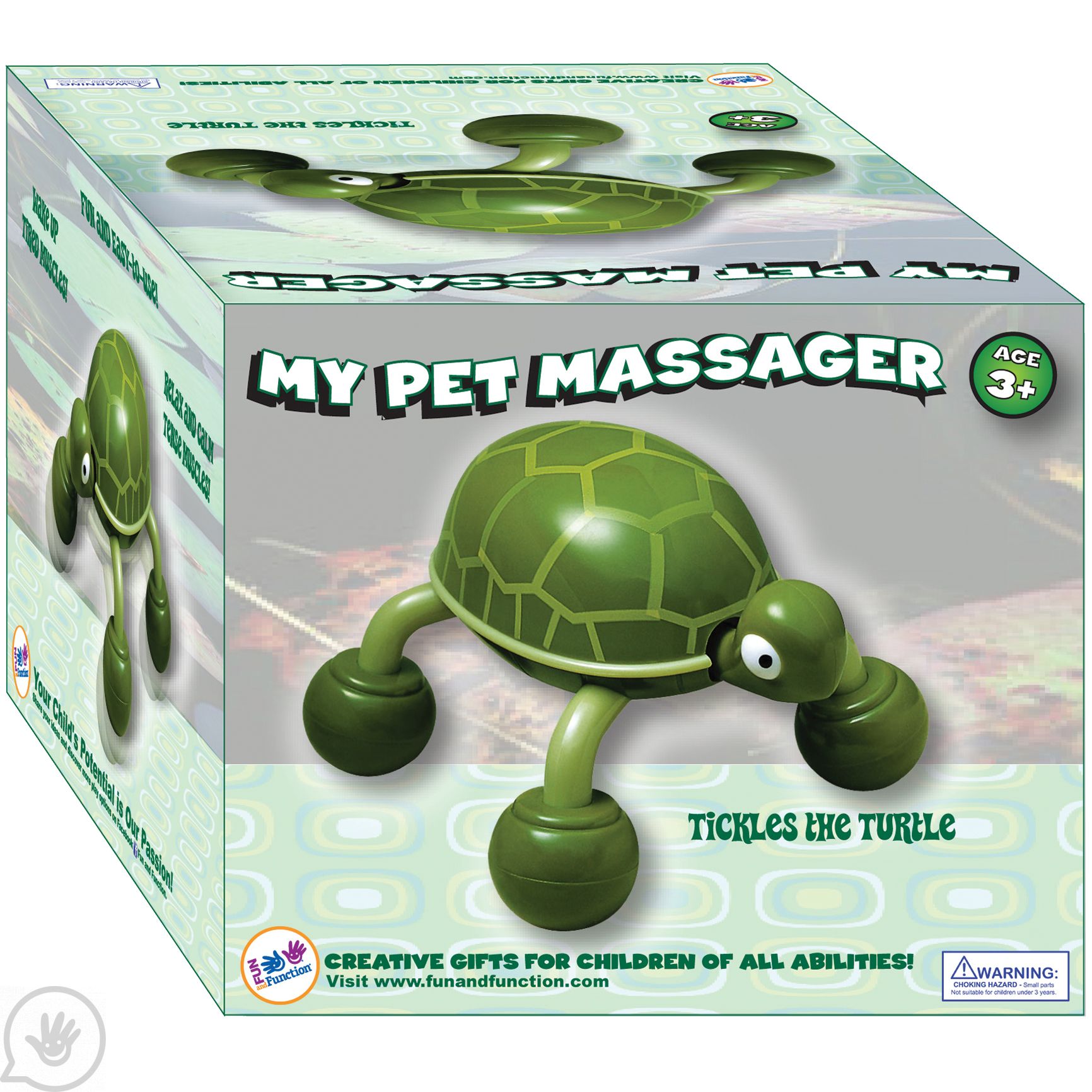 Tickles the Turtle - Pet Massager