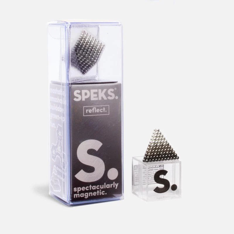 A display of Speks Reflect variant.