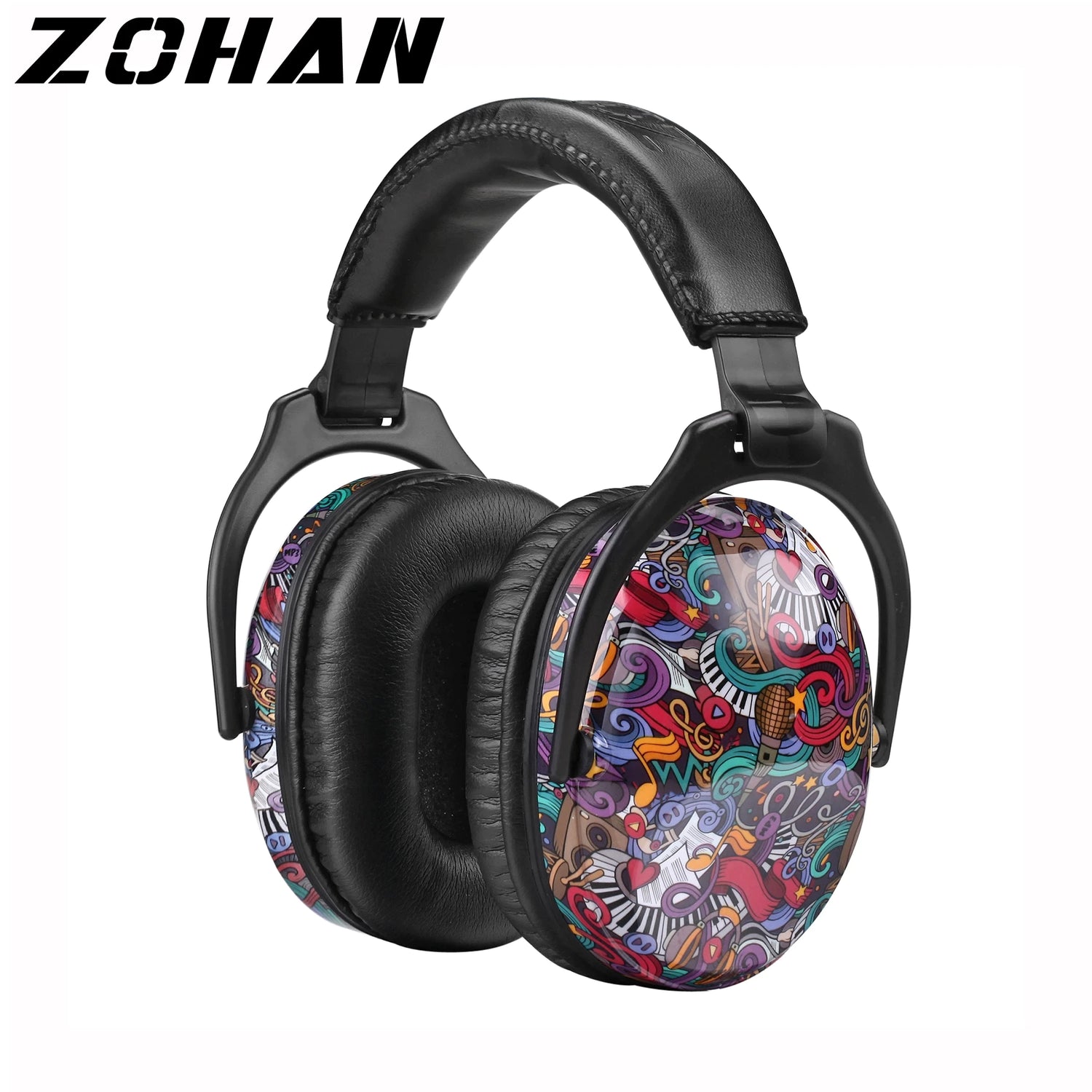 Musical Note Adjustable Noise Reducing Earmuffs, 22 dB