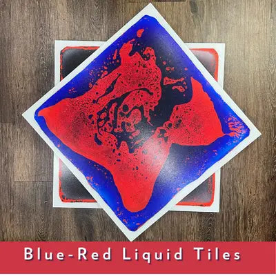 The blue-red 12x12 Gel Square Tile.