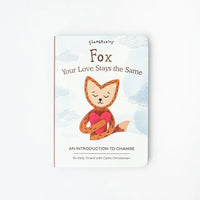 The cover of the board book that comes with Slumberkins Woodland Fox Kin.