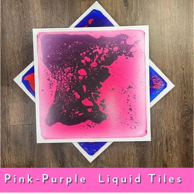 The pink-purple 12x12 Gel Square Tile.