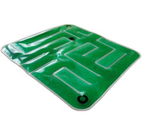 The green Gel-Maze with Marbles.