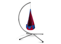 The Sky Swing Stand with a hanging chair (sold separately).