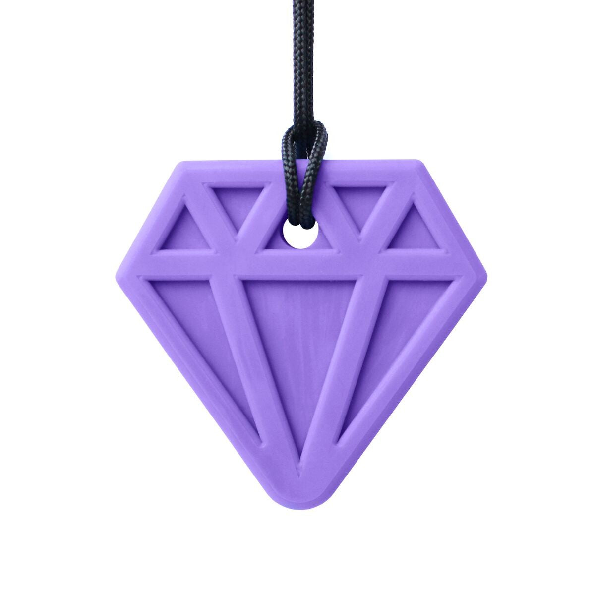 The  lavendar Diamond Chewable Jewel Necklace.