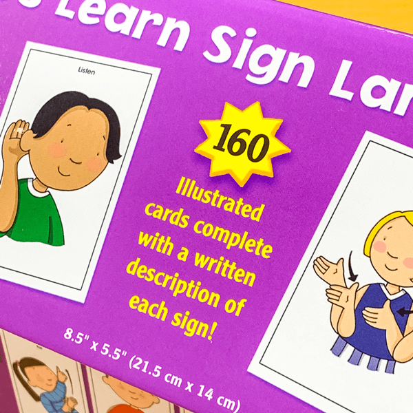 Let’s Learn Sign Language Cards