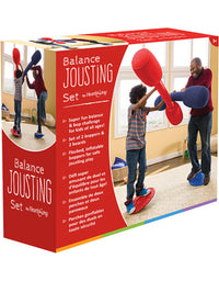 The product packaging for the Balance Jousting Set.