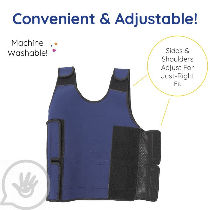 Blue Weighted Compression Vest by Fun and Function