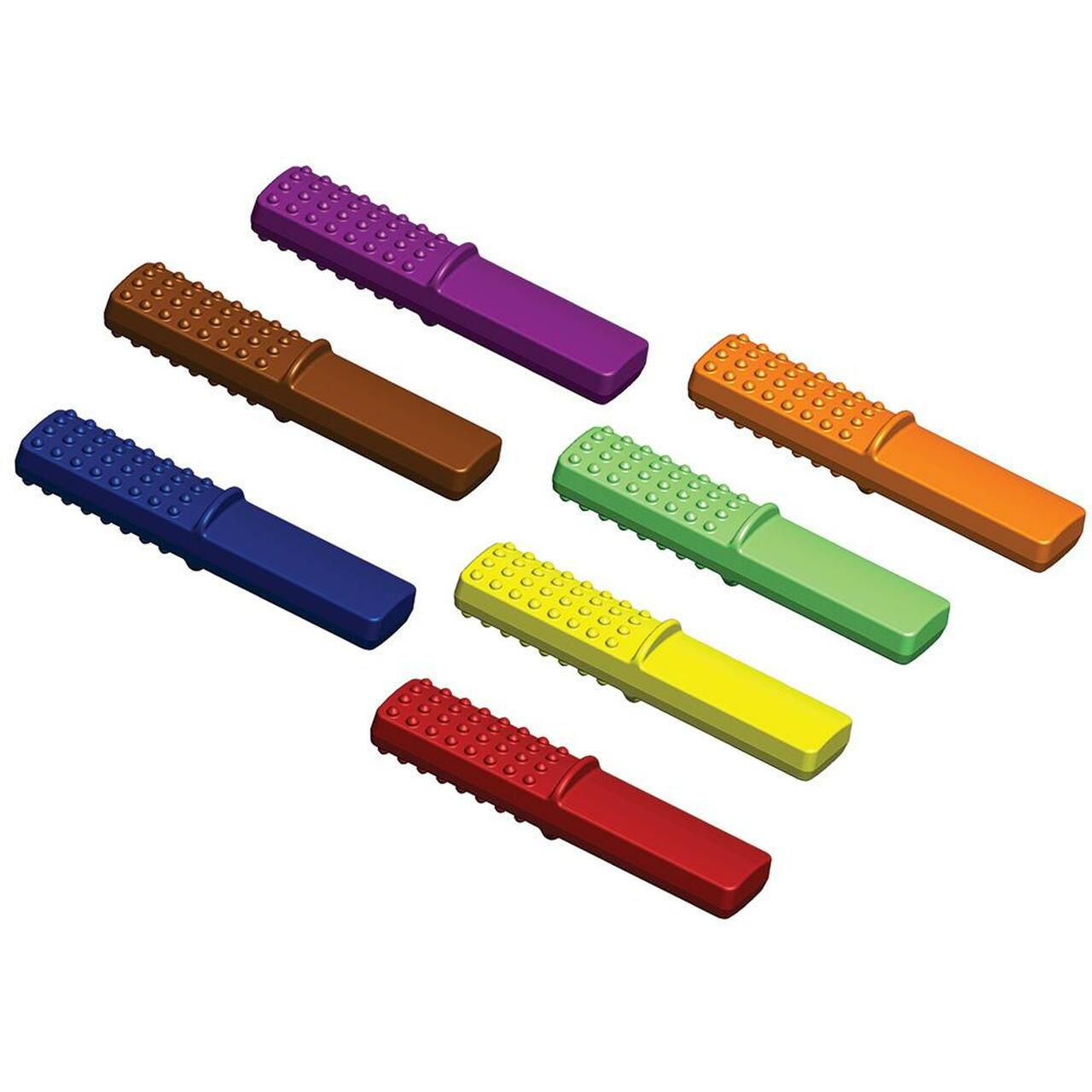 The variety of colors of Tough Bars.