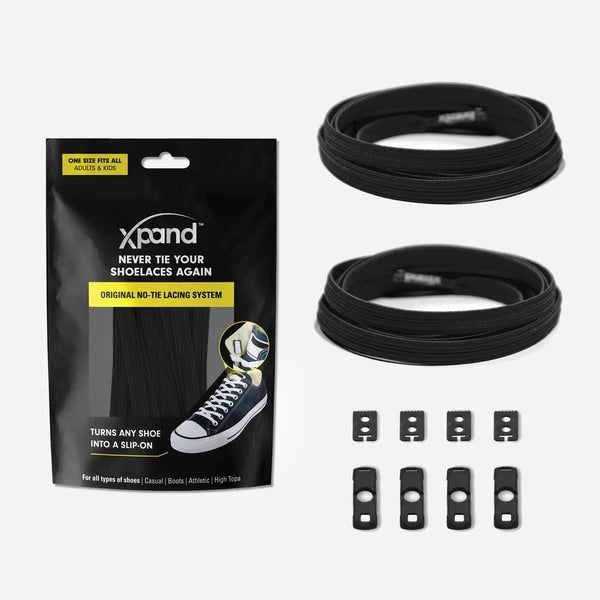 The Xpand No-Tie Flat Lacing System.