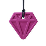 The magenta Diamond Chewable Jewel Necklace.